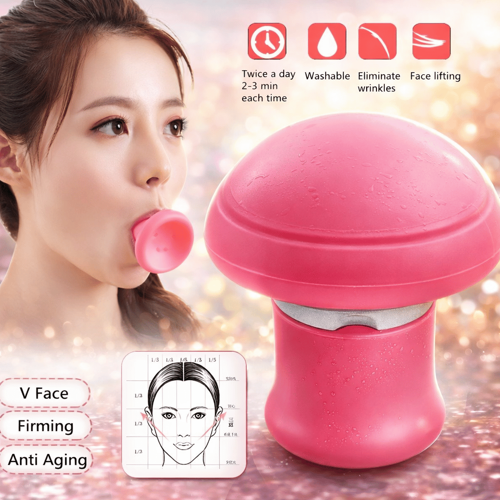 V Shape Face Slimming Tool Facial Exerciser Jawline & Double Chin Mouth Muscle Tightener