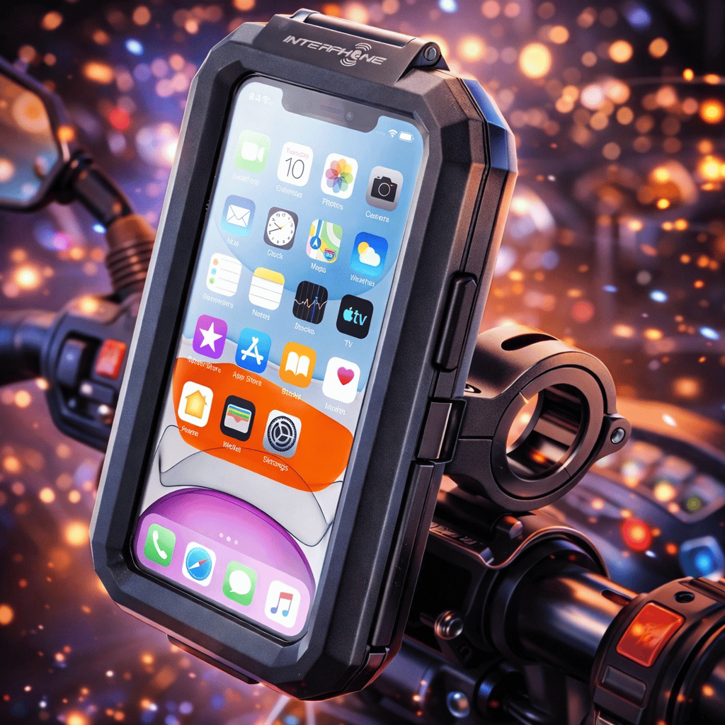 Waterproof Magnetic Bicycle Mobile Holder 360 Degree Rotation