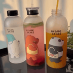 We Bear Panda Water Bottle 1000ml (Random Design)