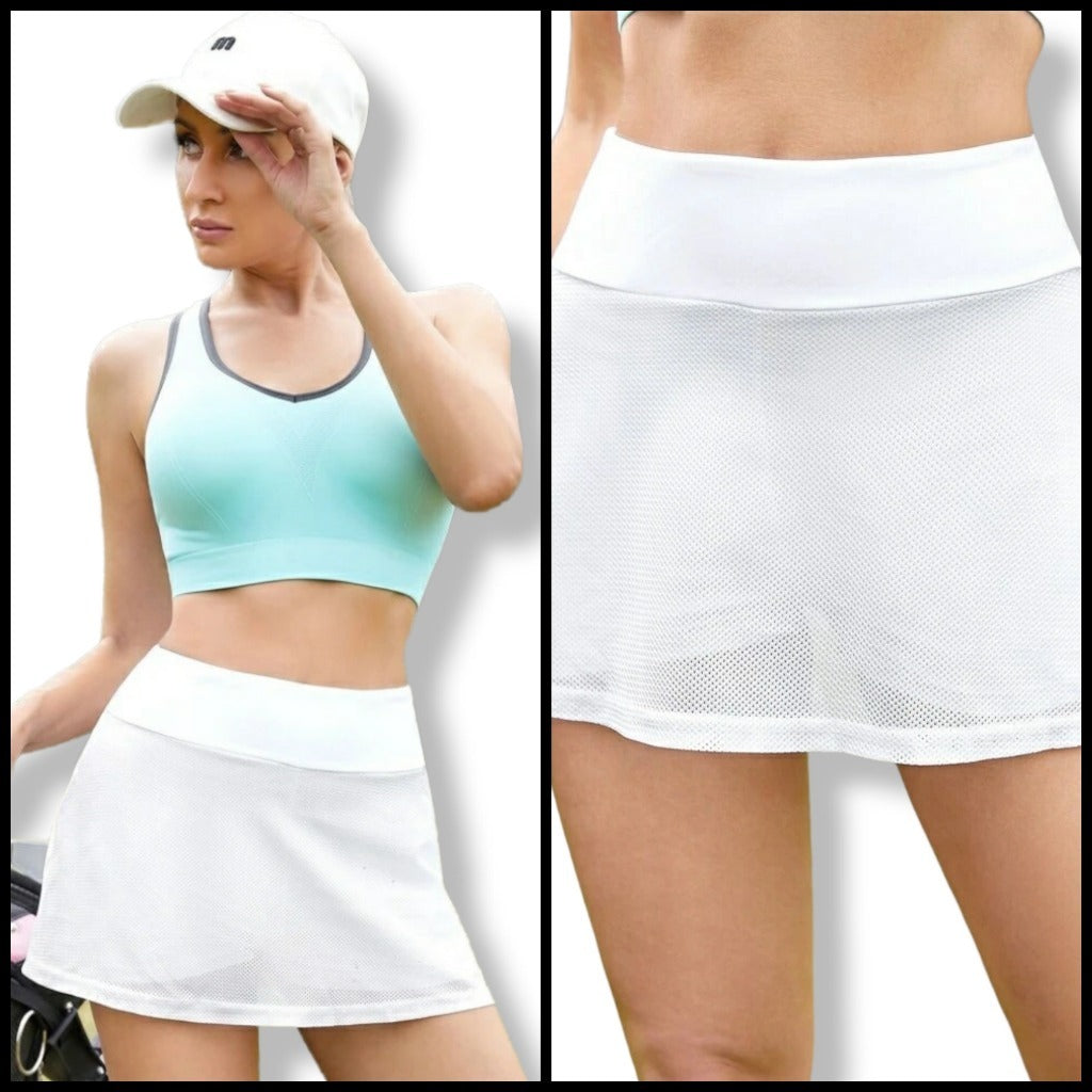 Sports Skirt with Shorts For Ladies