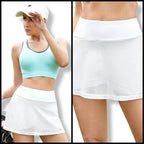 Sports Skirt with Shorts For Ladies