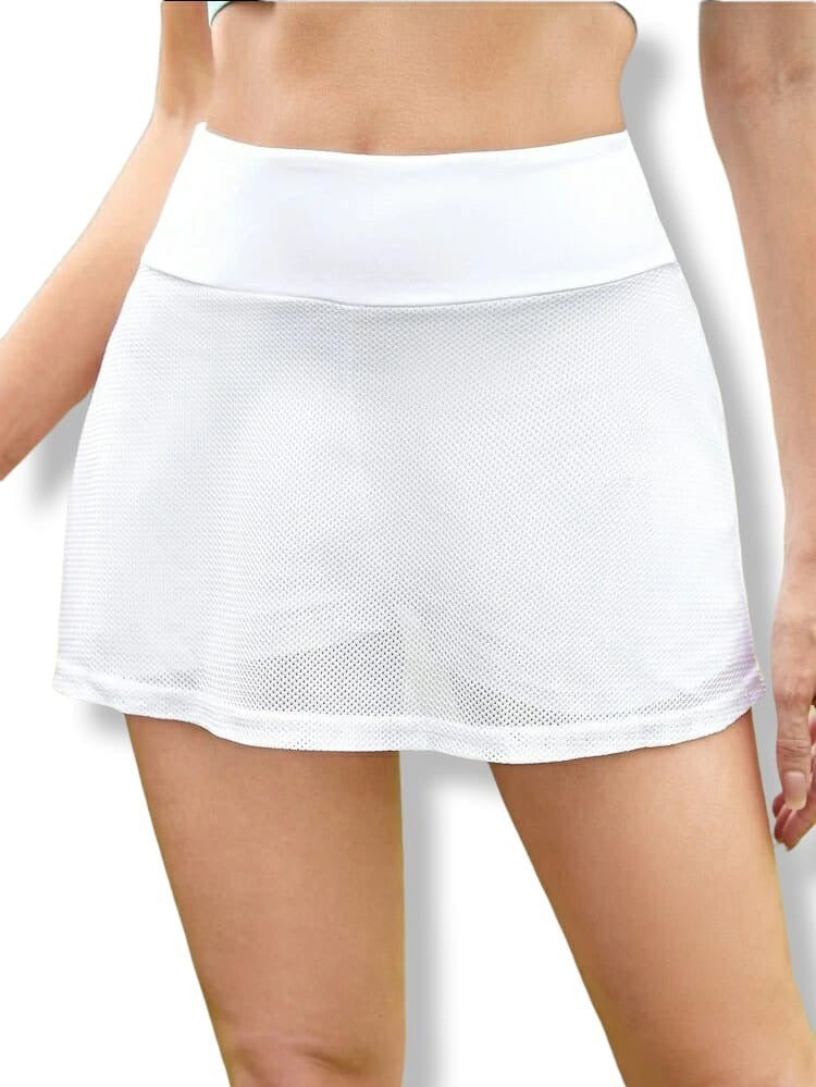 Sports Skirt with Shorts For Ladies