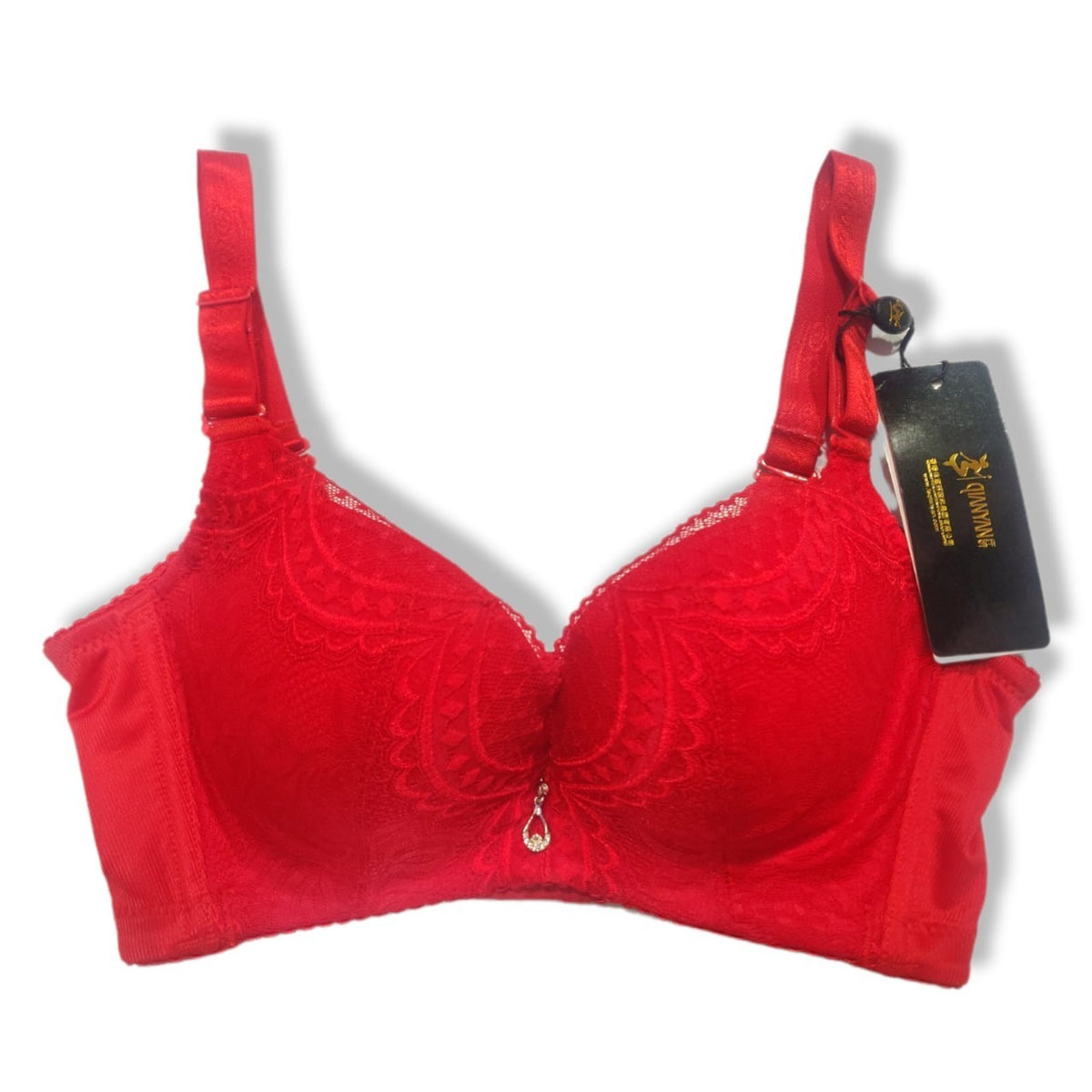 Qianyan Red Pouble Padded Bra