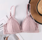 French Style Bralette Deep V Lace Bra