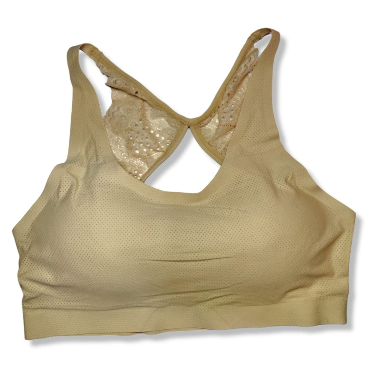 Back flowers soft Lycra stuff bra Padded BD