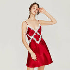Bridal Silk Sleepwear Padded