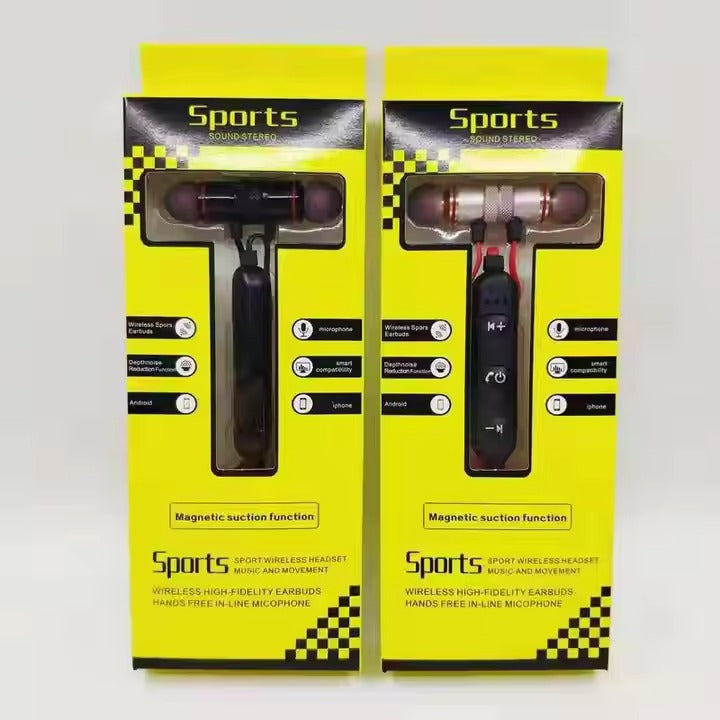 Sports Sound Stereo Wireless Bluetooth Headphones with Mic