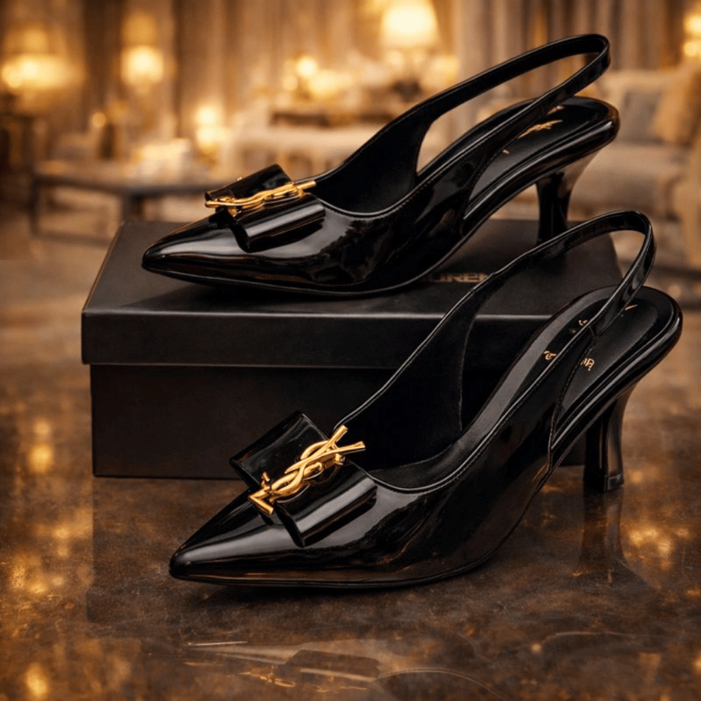 YSL Heel Shoes Elegant Style Women Sandal Durable Quality Comfortable Wear