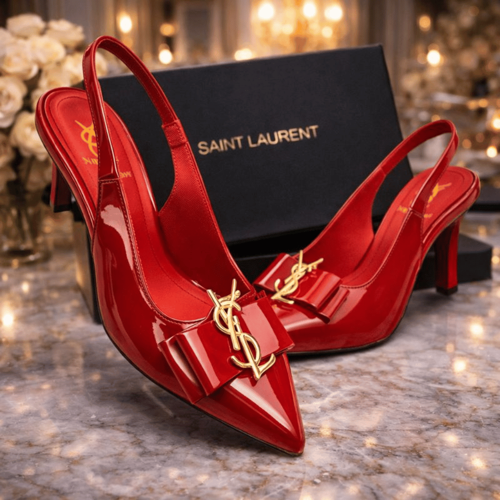 YSL Heel Shoes Elegant Style Women Sandal Durable Quality Comfortable Wear