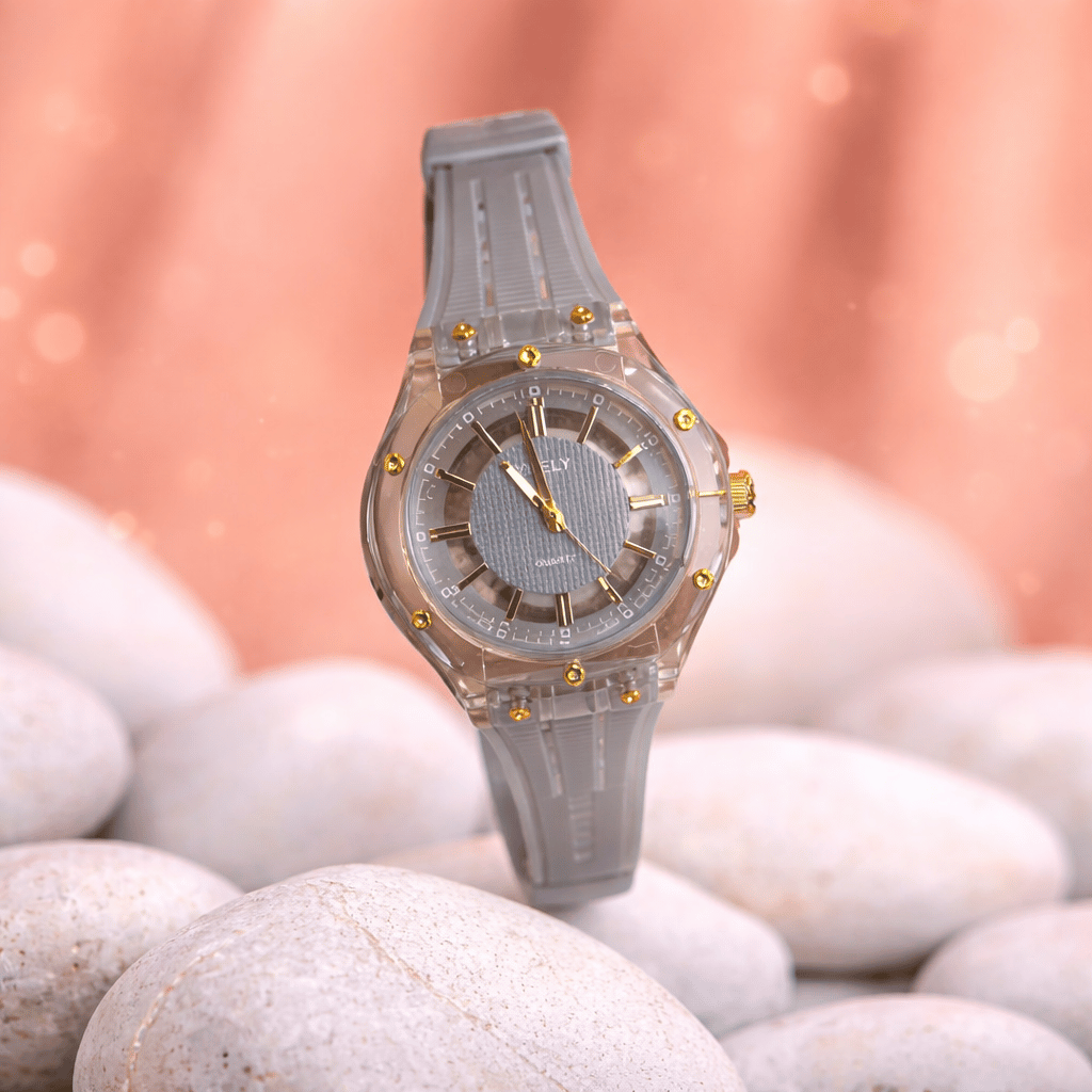 Yhely Rubber Strap Men Watch (Random Color)