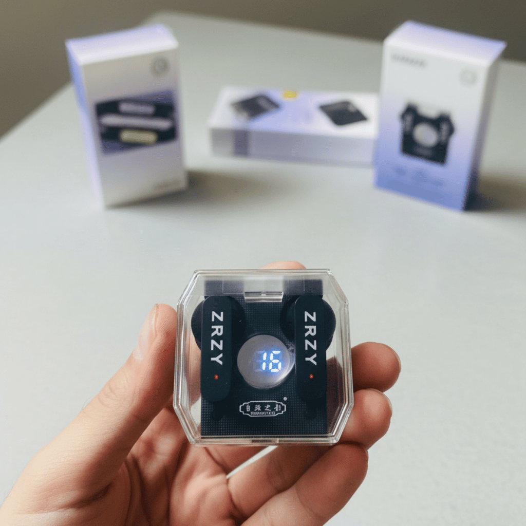 Zrzy New Model BT D30 | Digital Display Bluetooth Device with Long-Lasting Battery