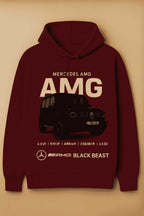 Mercedes AMG Hoodie with G-Class Car Print