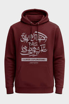 Arabic Calligraphy Streetwear Hoodie for Winter Wear