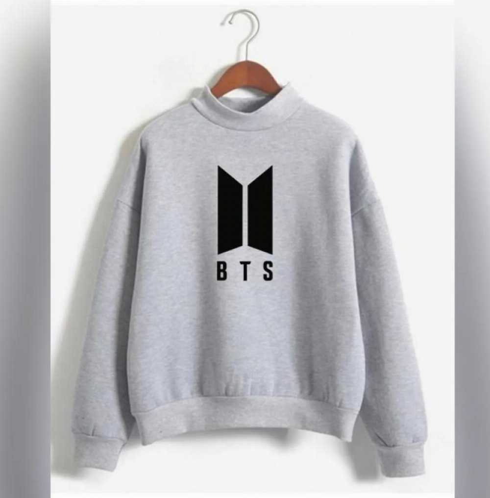 BTS Logo Sweatshirt Winter Fleece for Men and Women