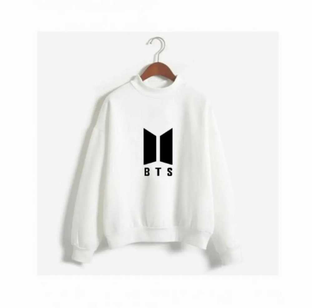 BTS Logo Sweatshirt Winter Fleece for Men and Women
