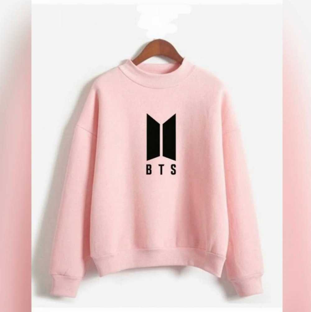 BTS Logo Sweatshirt Winter Fleece for Men and Women