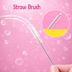 (pack of 3 )Baby Bottle and Teath Brush Set Bottle, Sponge, Straw, and Pacifier (Random Color