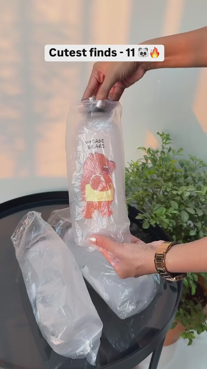 We Bear Panda Water Bottle 1000ml (Random Design)