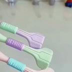 Three-Sided Ultra Soft Bristle Toothbrush – Gentle Oral Care Safety Teeth Cleaning Brush | Pack of 2