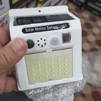 Alarm Sound Security Solar Lamp with Motion Detector & Remote Control