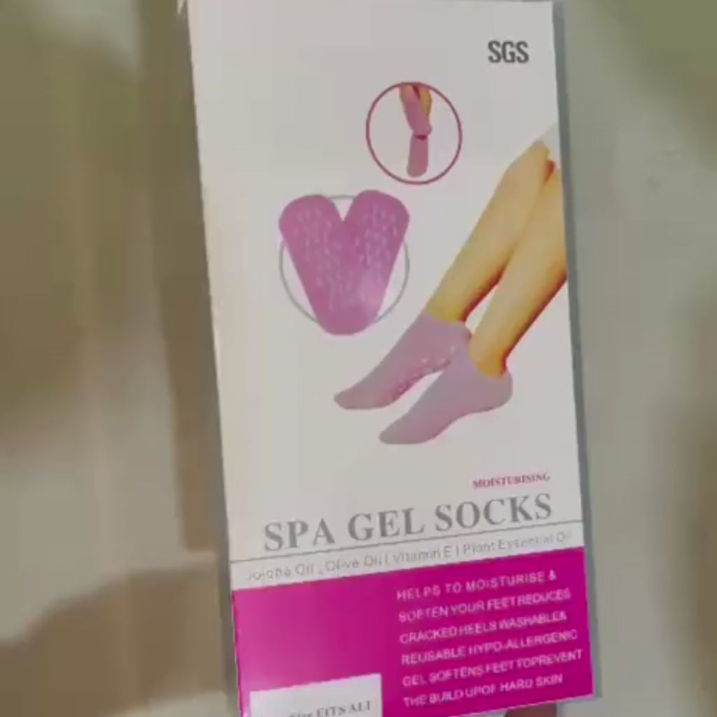 Moisturizing Spa Gel Socks Silicon Socks For Women Foot Care