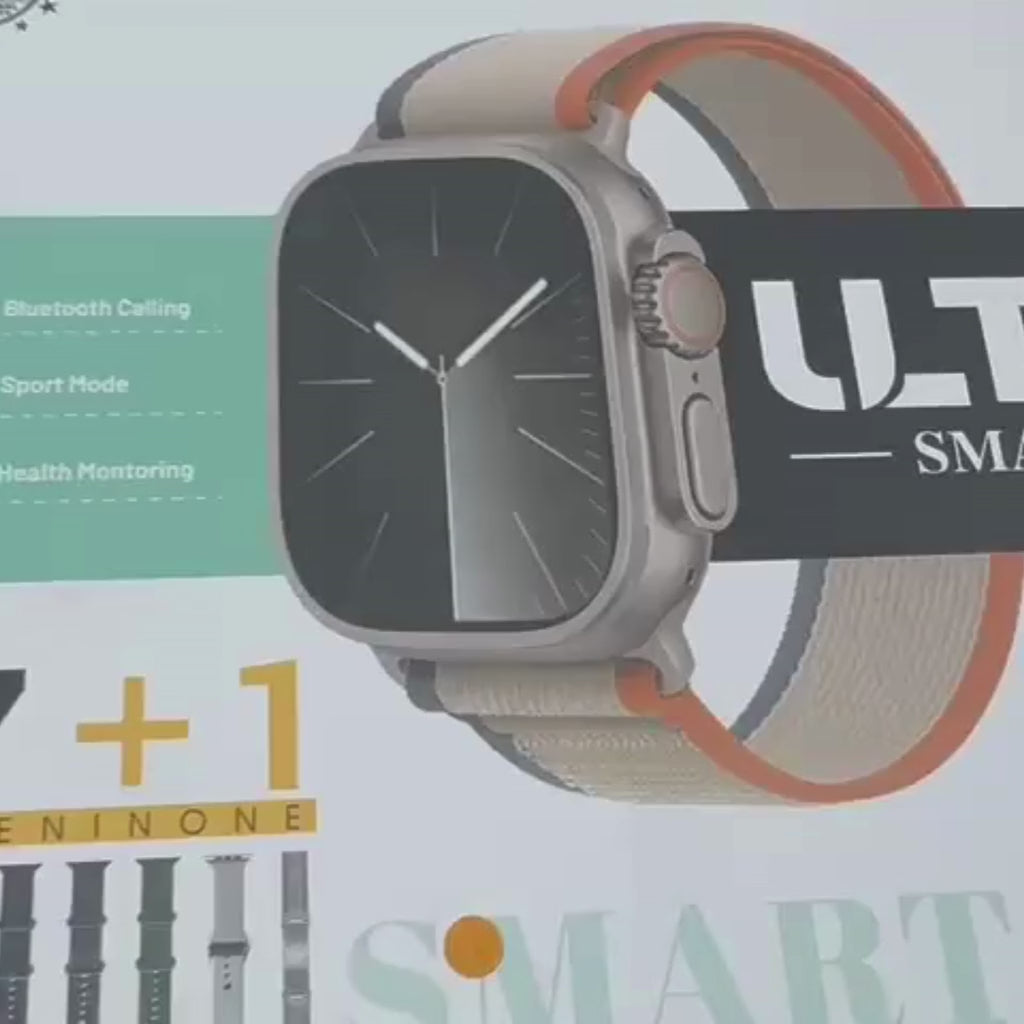 Crown H50 Ultra 2 Smart Watch Stylish Ultra Design Smartwatch for Men & Women