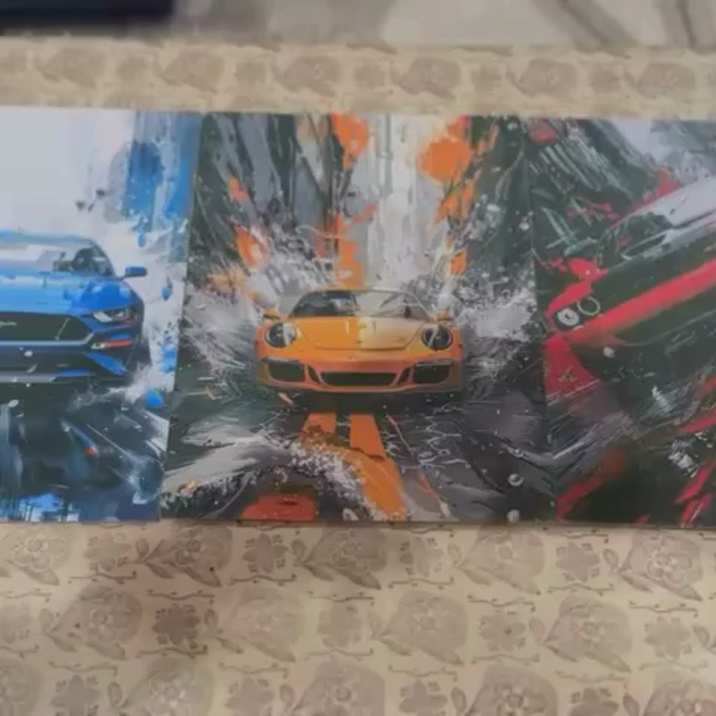 Set Of 3 Wall Art Wooden Phototile Frames For Wall Decor