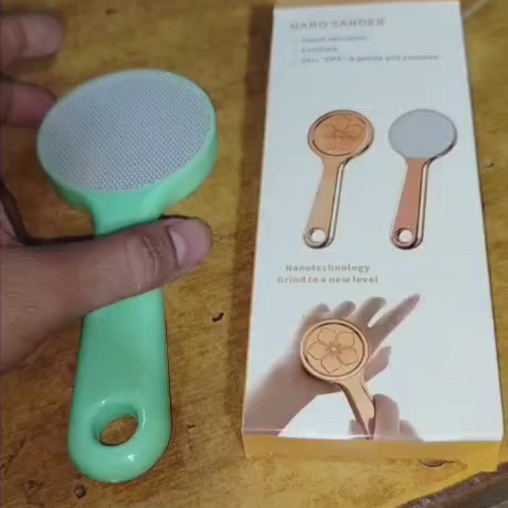 Nano Glass Foot File Scrubber Everyday Foot Care (Random Color)