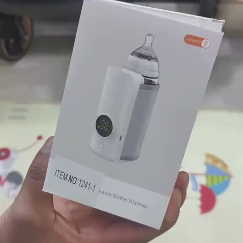 Portable Rechargeable Baby Feeder Warmer | Bottle Warmer – Mini & Travel-Friendly Milk Heater for Babies