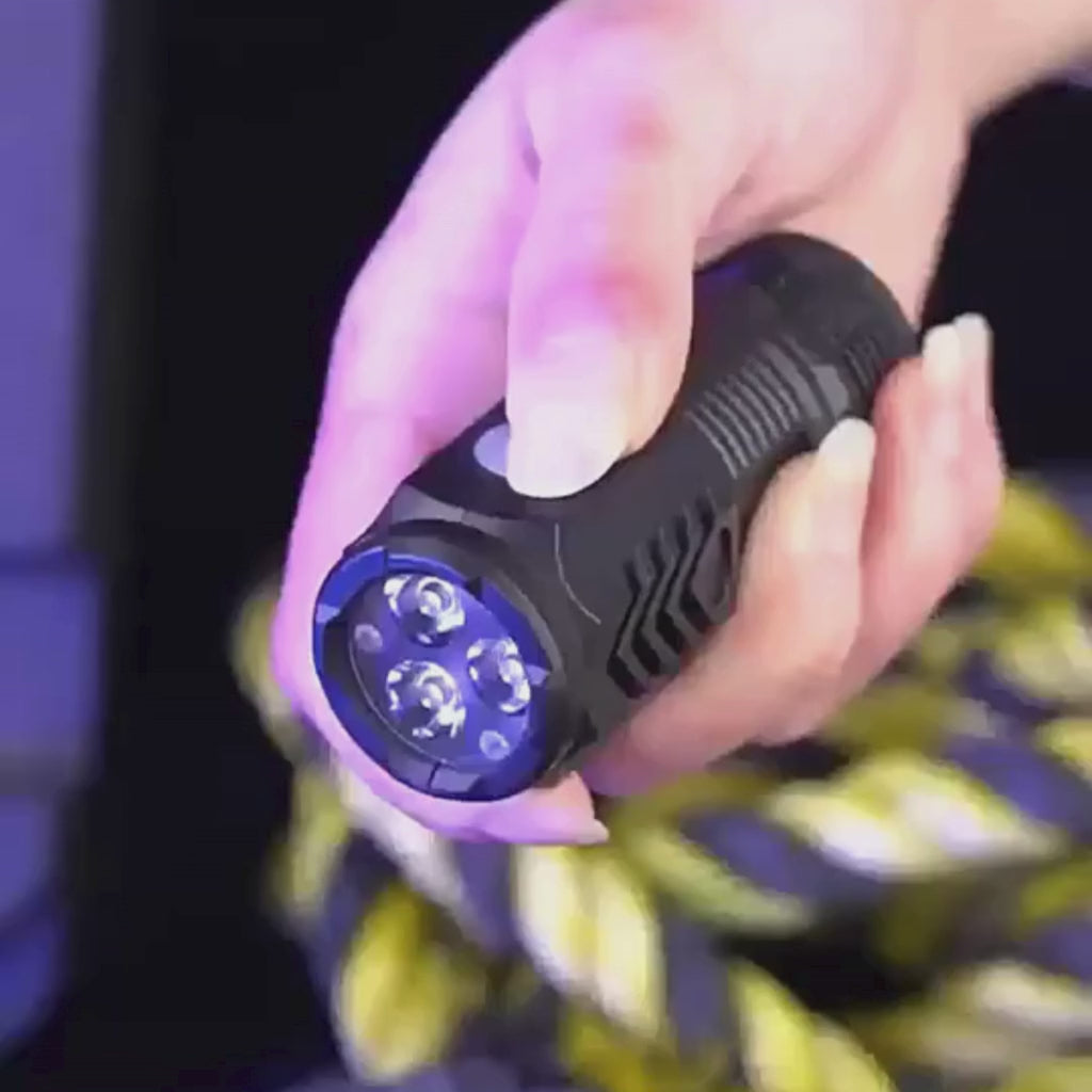 Rechargeable 3-LED Mini Flashlight – Portable Emergency Touch Light with Cable