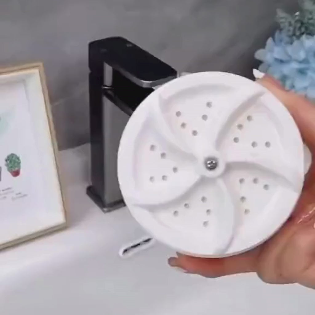 Mini Washing Machine Portable Ultrasonic Turbine Washer
