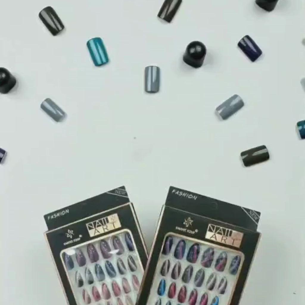 24 Pcs Professional Manicure Artificial Nails