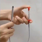 60cm Metal Flexible Wire Brush Drain Cleaner Sink, Sewer & Pipe Dredging Tool