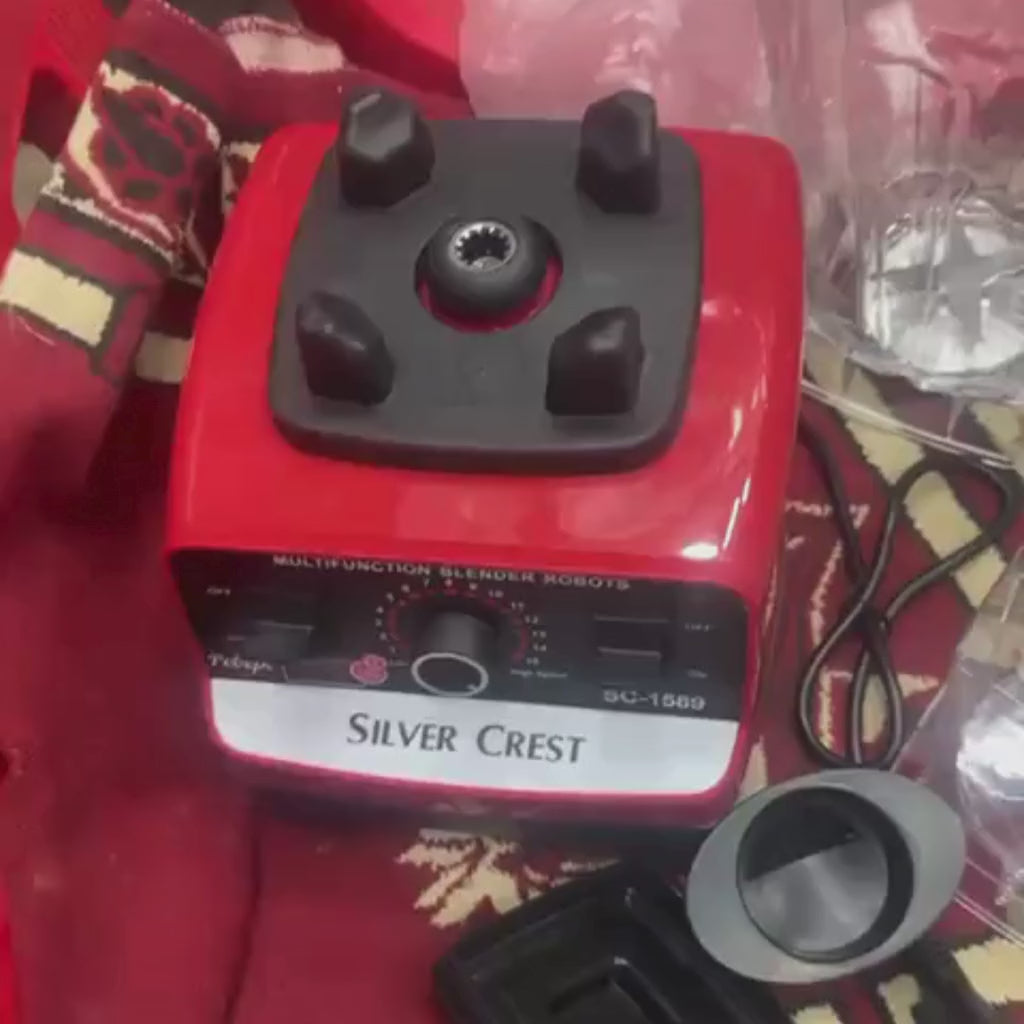 SC‑1589 Silver Crest Blender Ultra Heavy duty Blender Machine 2 in 1 Multifunctional Blender