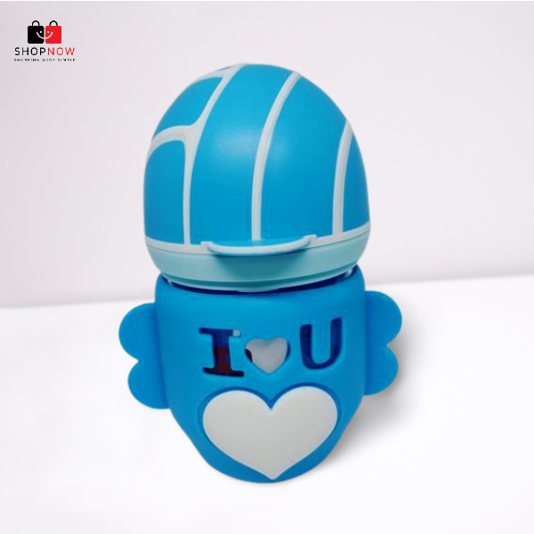 Baby Glass Feeder With Silicone Cover