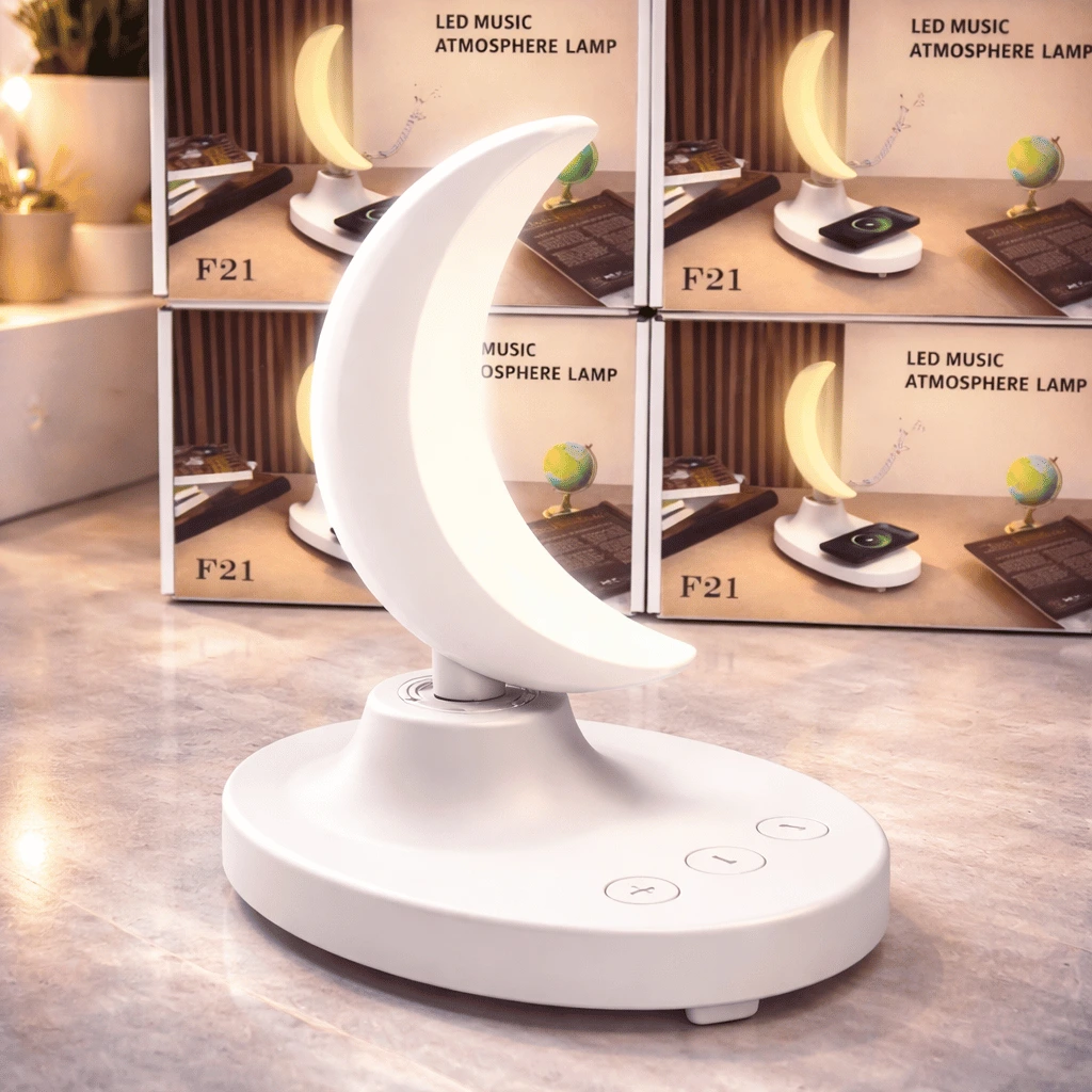 LED Music Atmosphere Touch Wireless Lamp With Blutooth Speaker