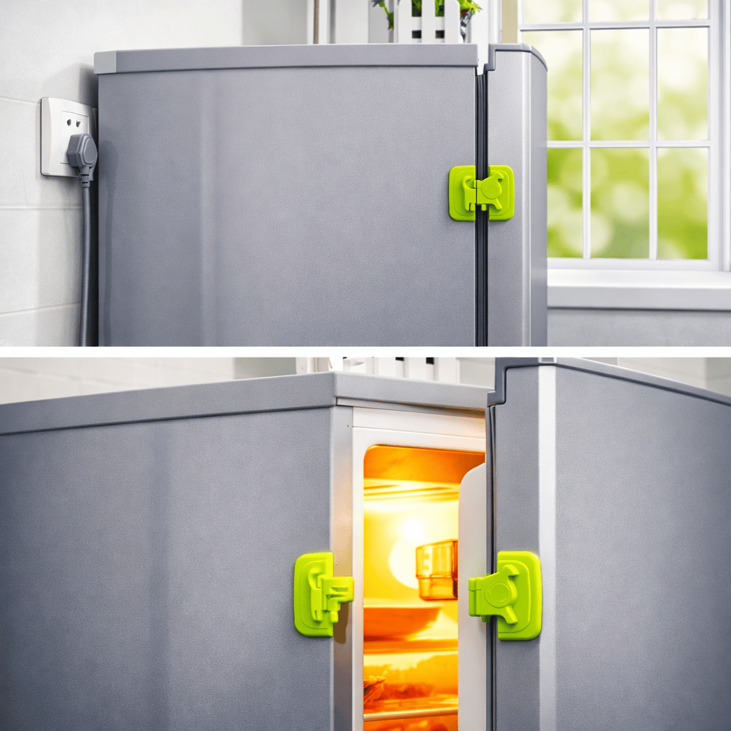 01 Pcs Child Safe Lock Refrigerator Toilet Baby Safety Tools (Random Color)