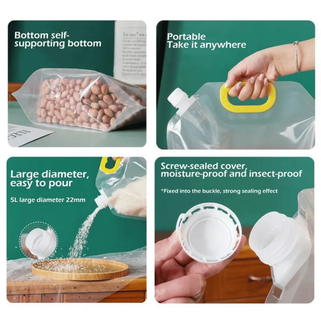 Kitchen Storage Bag Grain Moisture Proof Sealed Bag