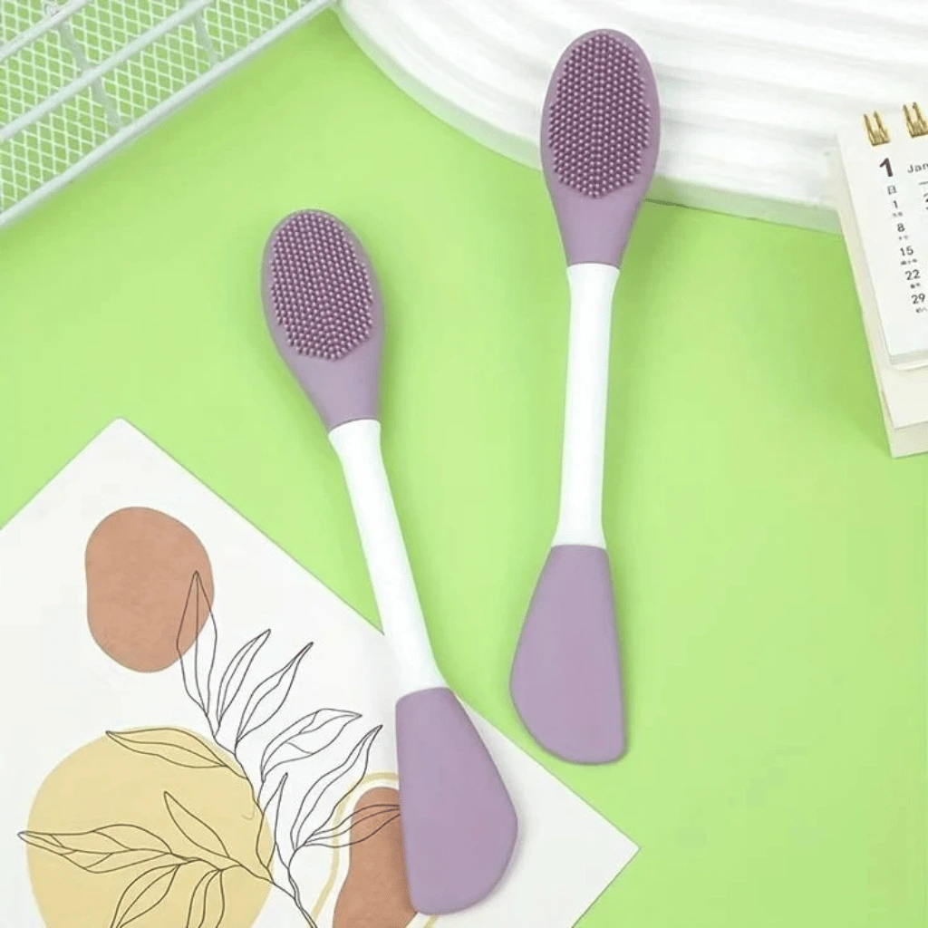 1 PCS Silicone Facial Cleanser Brush Deep Pore Cleansing Tool (Random Color)