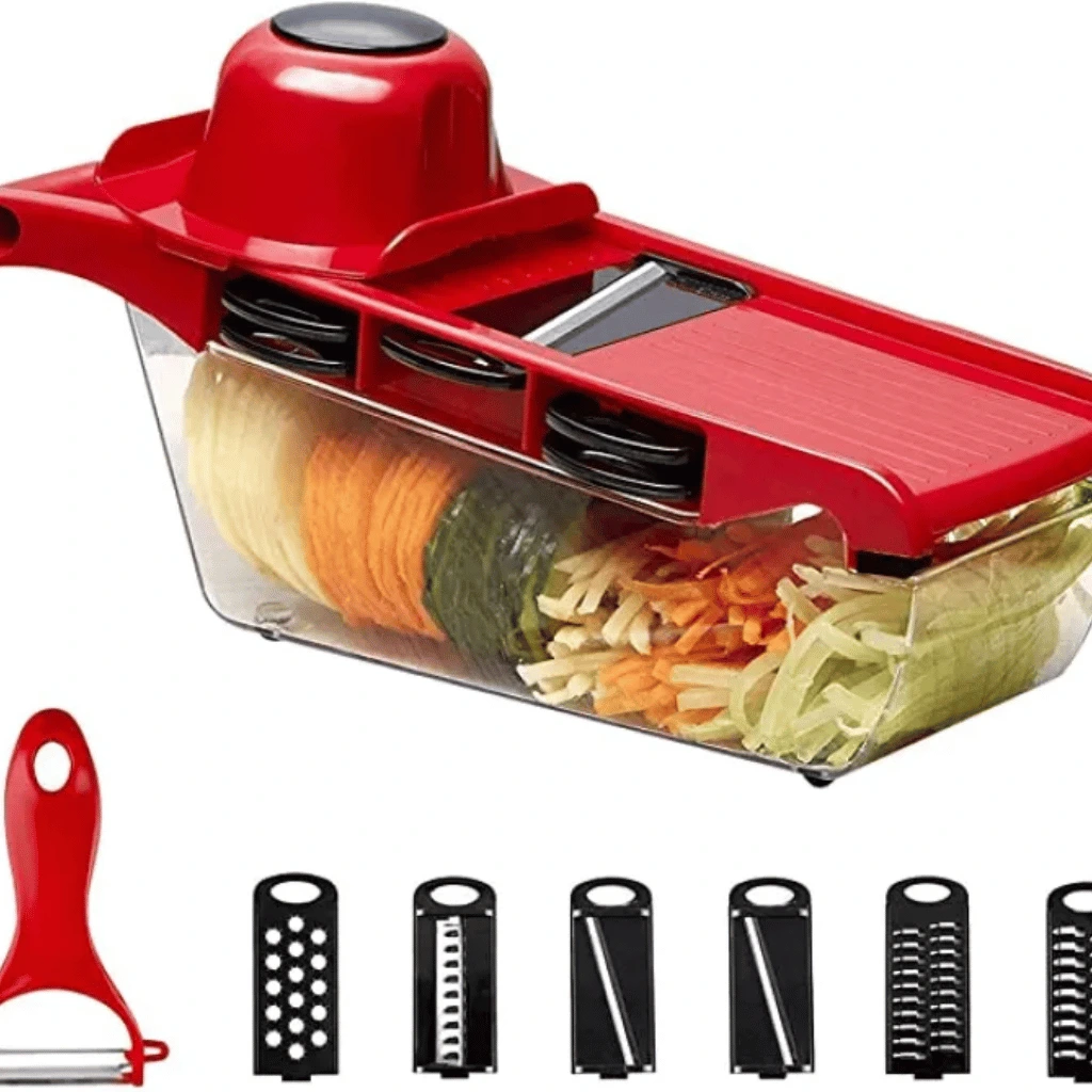 10 in 1 Mandoline Slicer Vegetable Cutter with Stainless Steel Blade