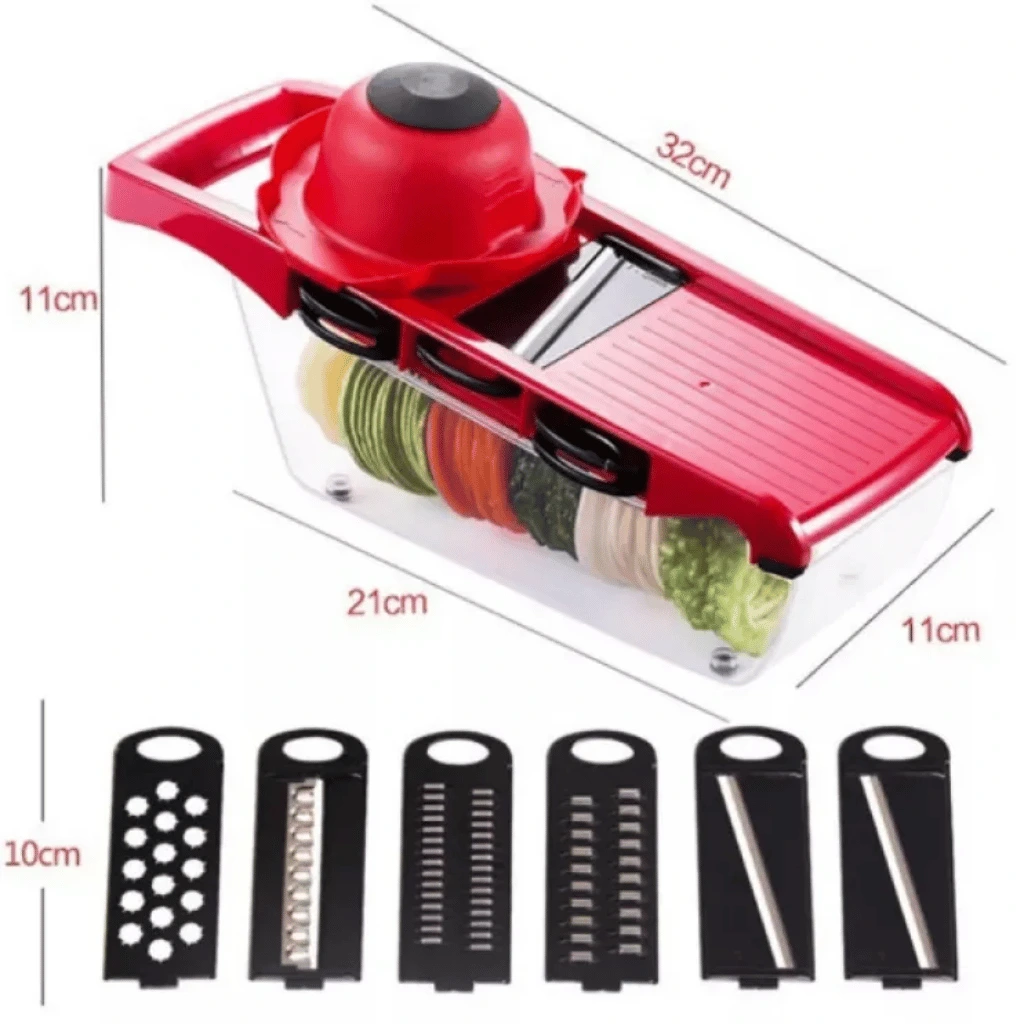 10 in 1 Mandoline Slicer Vegetable Cutter with Stainless Steel Blade