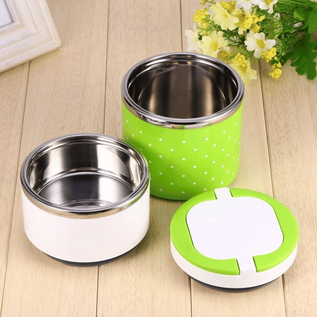 2 Layer Stainless Steel Airtight Lunch Box 930Ml