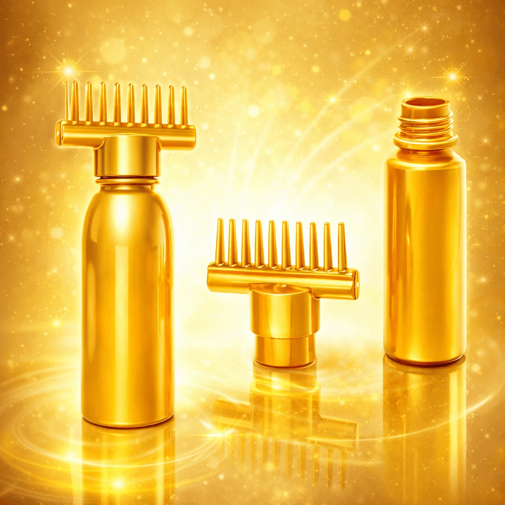 3 In 1 Combo Deal 1 Derma Roller (0.5Mm) , Silicone Scalp Massage Brush , Oil Bottle