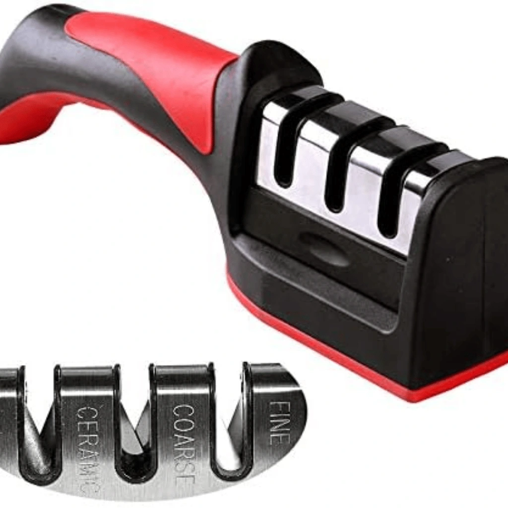 3-In-1 Knife Sharpener With Fruit And Meat Knife Peeler