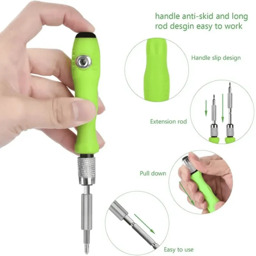 32-in-1 Precision Screwdriver Set – Multi-Bit Repair Tool Kit for Electronics & Home Use