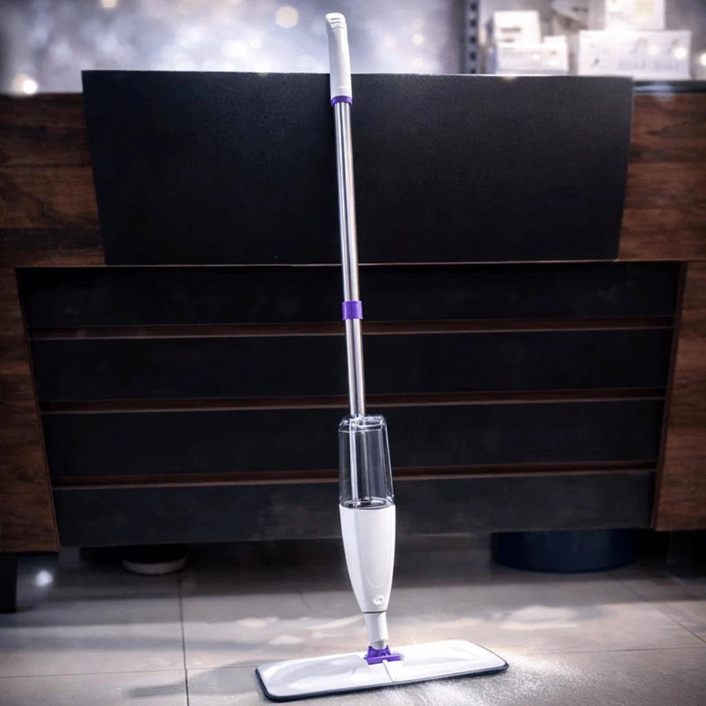 360 Rotating Spray Mop For Floor With Refillable Bottle