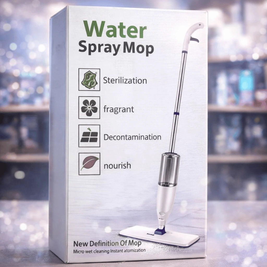 360 Rotating Spray Mop For Floor With Refillable Bottle