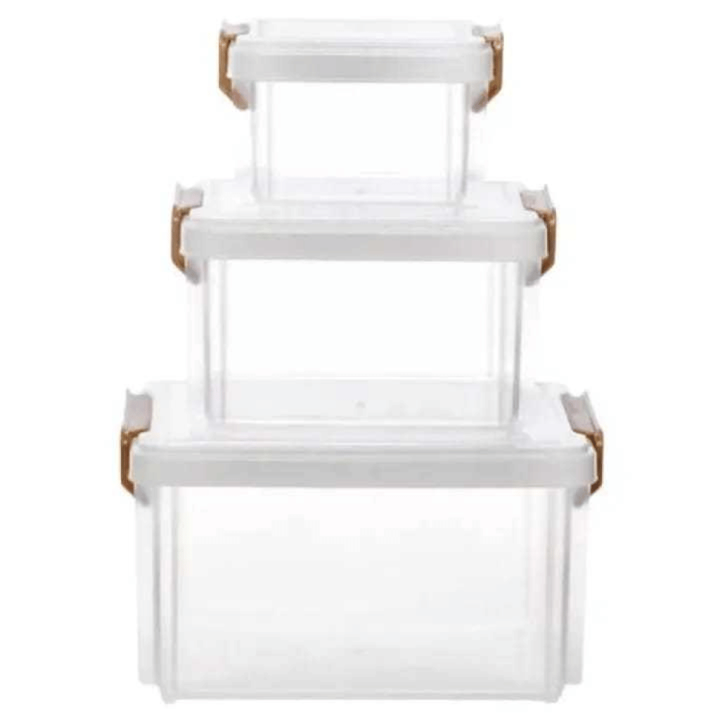 3Pcs Set Multi-Purpose Stackable Storage Box