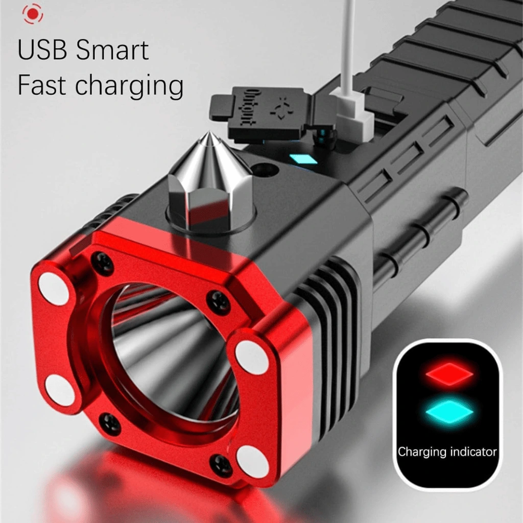 3W Rechargeable Led Flashlight And Power Bank