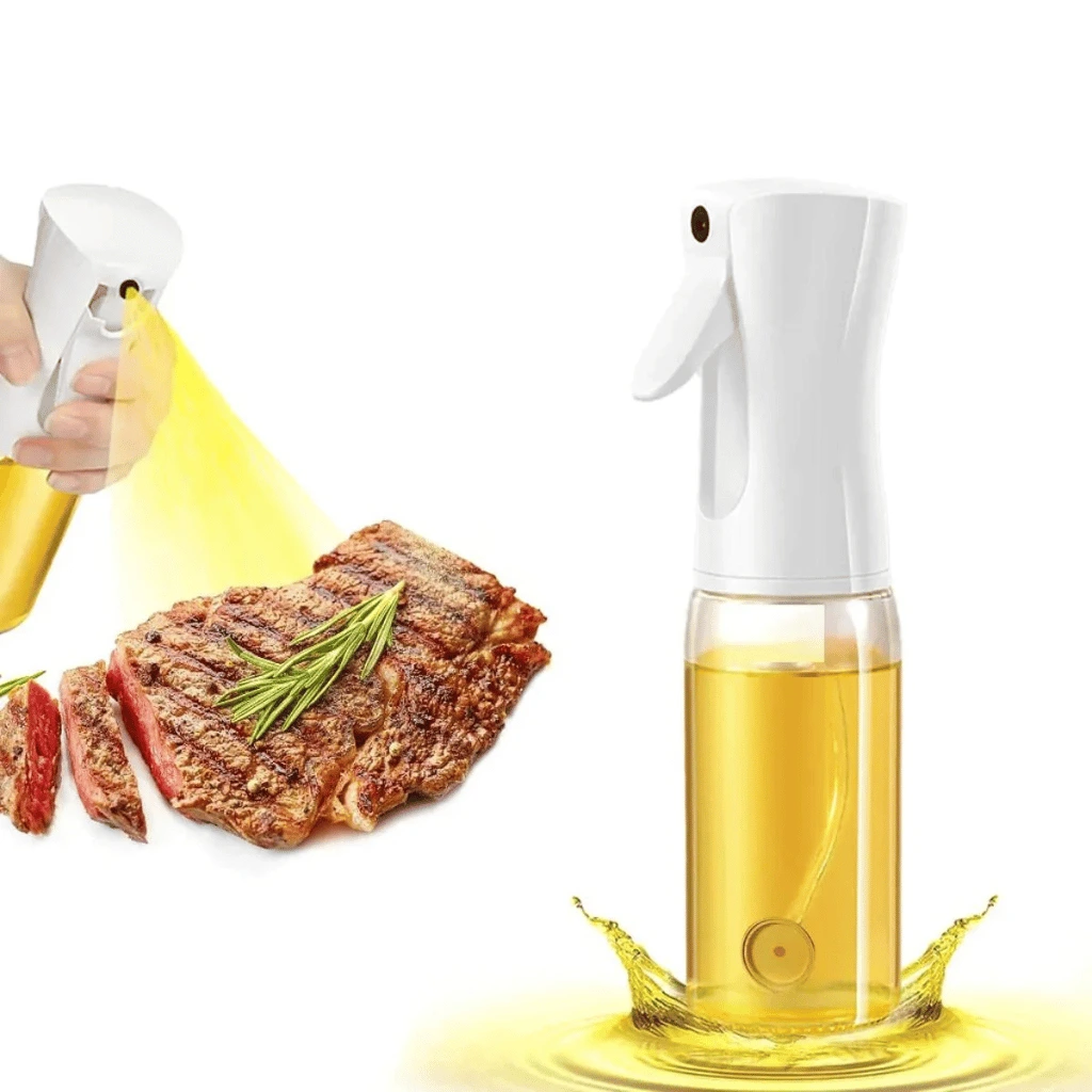 4Pcs Oil And Spice Countertop Set Daisy Glass Seasoning Organizer